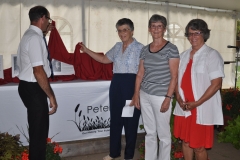 Unveiling 2016 Inductees Clarance and Helen Mann