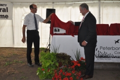 Unveiling Francis Crowley 2016 Peterborough Agricultural Wall of Fame Inductee