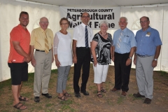 2016 Peterborough Agricultural Wall of Fame Committee, Mike Telford, David Brackenridge, Colleen Terpstra, Wayne Warner, Getha Sherry, John Cockburn, David Nelson, missing Kevin Suurd, Marg Dawson