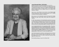 Joyce Pimmett-Millar (1927 – 2021)