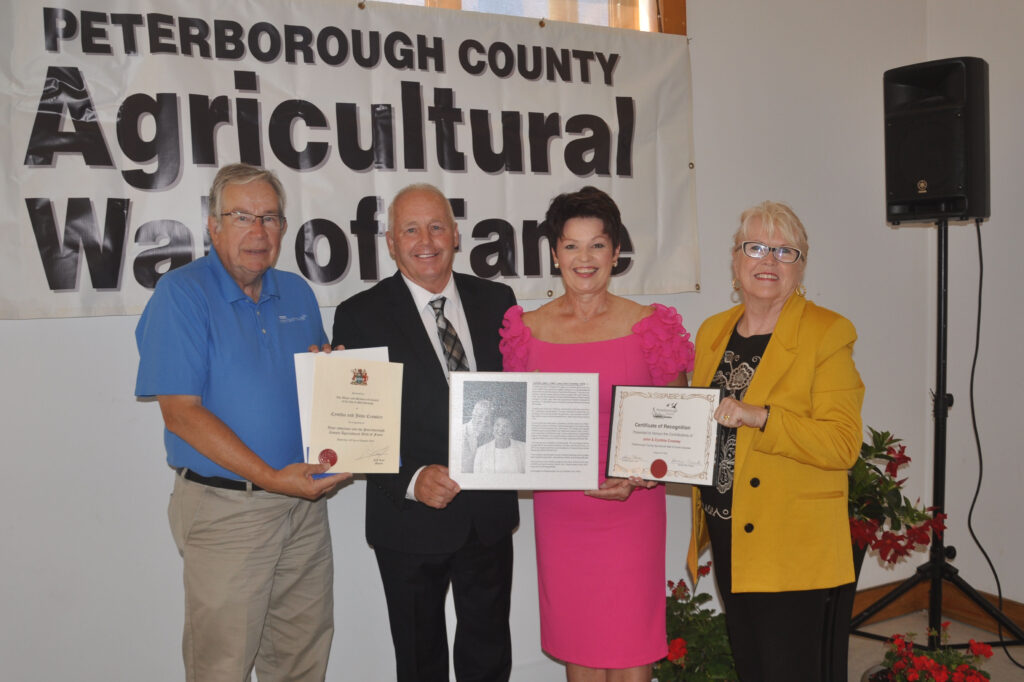 Ptbo Mayor Jeff Leal, John Crowley, Cynthia Crowley, Ptbo County Warden Bonnie Clark